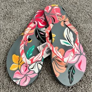 Vera Bradley Coastal Paradise Flip Flops